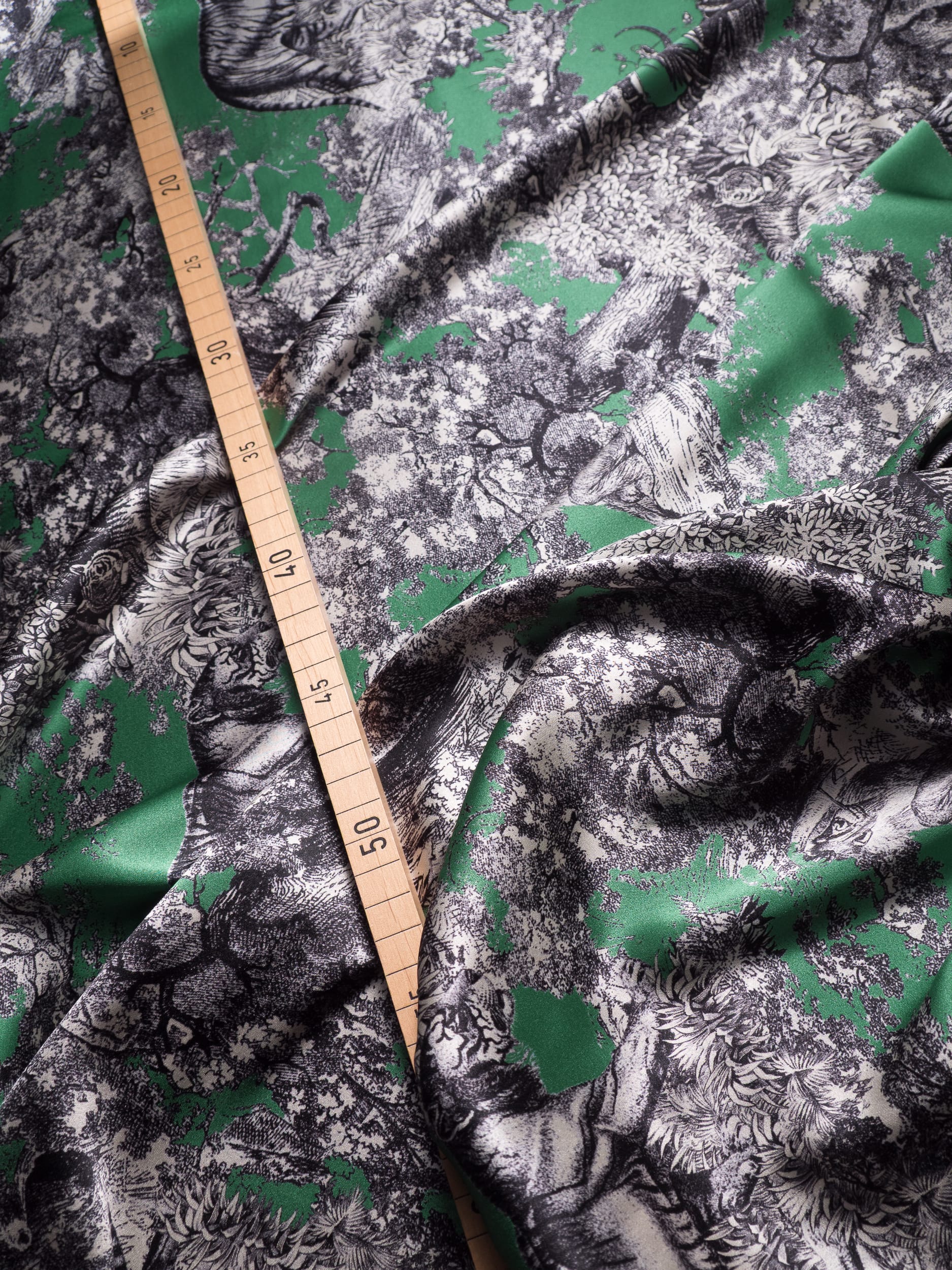 Jade Green Toile de Jouy Silk Bow Tie