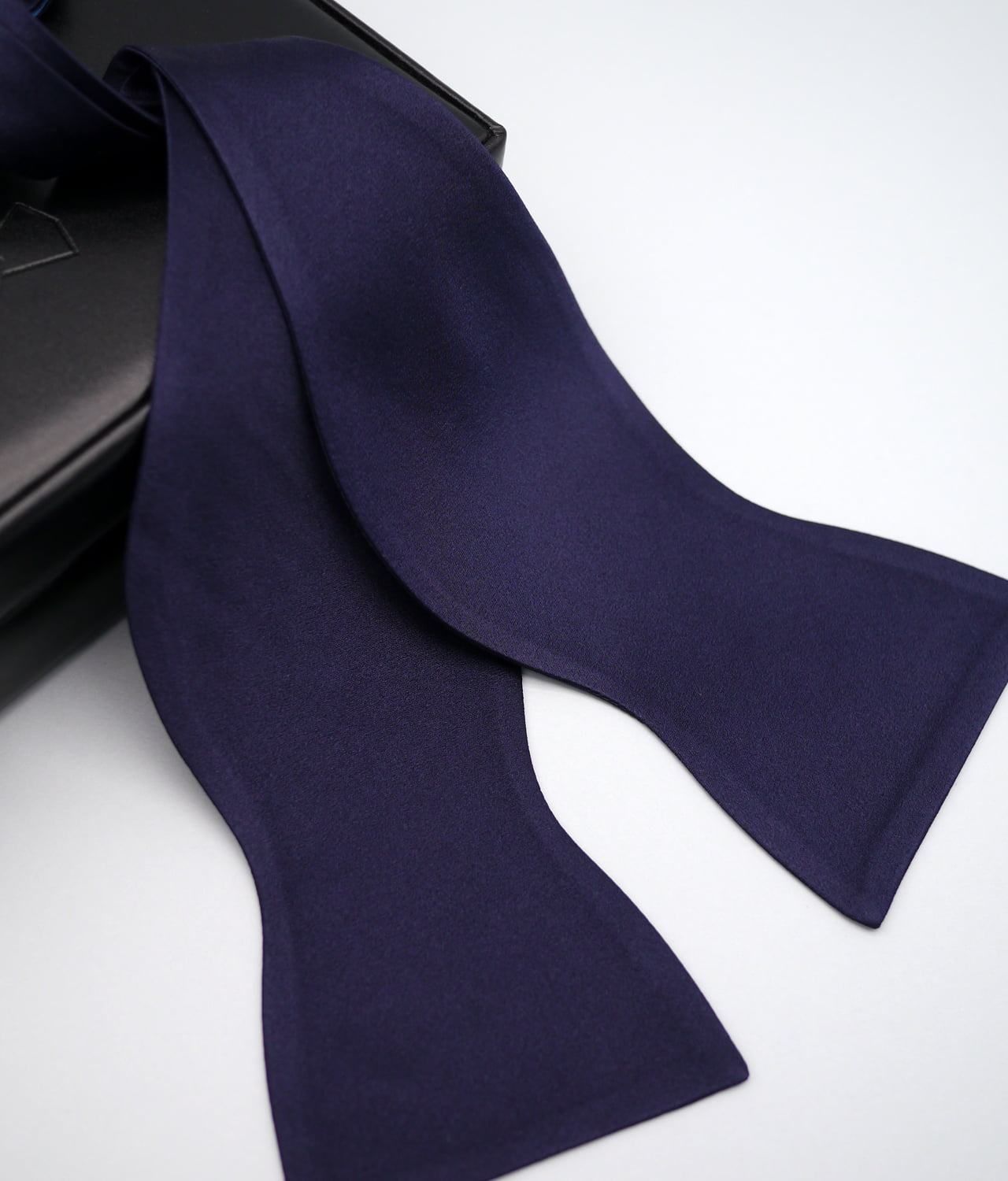 Blue Bow Tie - 100% Silk - MUC3