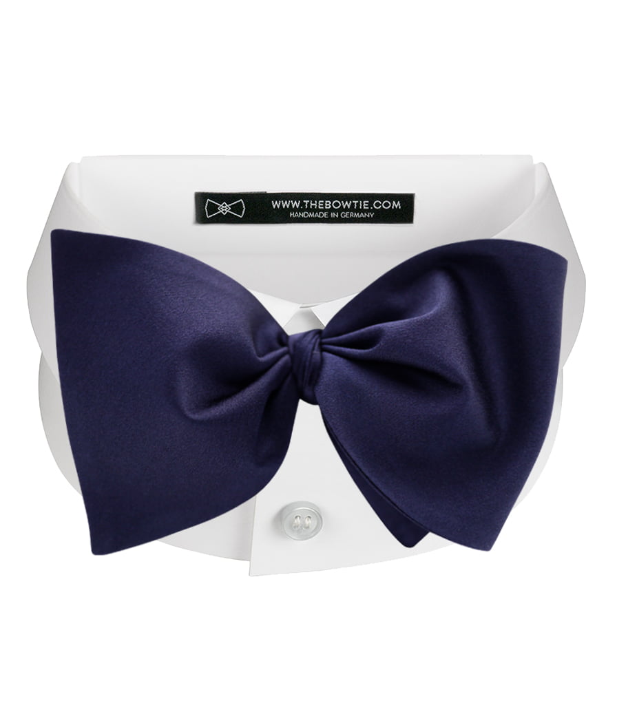 Blue Bow Tie - 100% Silk - MUC3