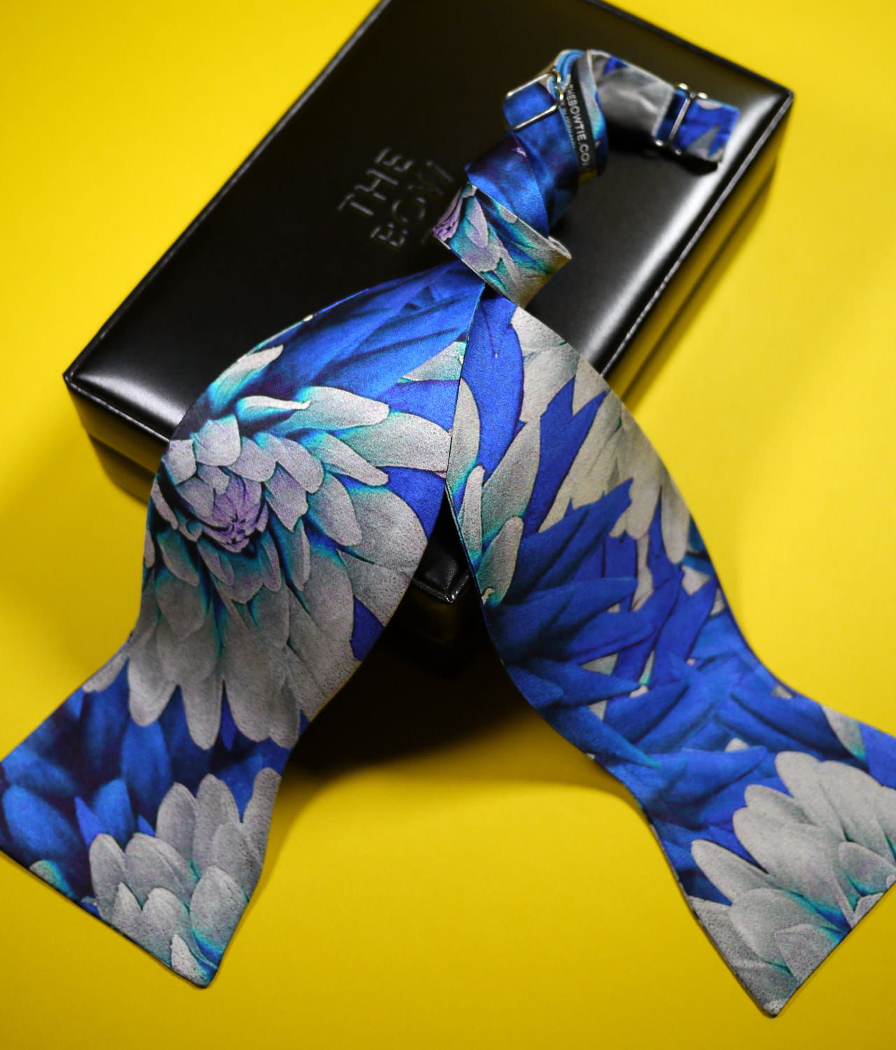 Blue Bow Tie - 100% Silk - ACA2