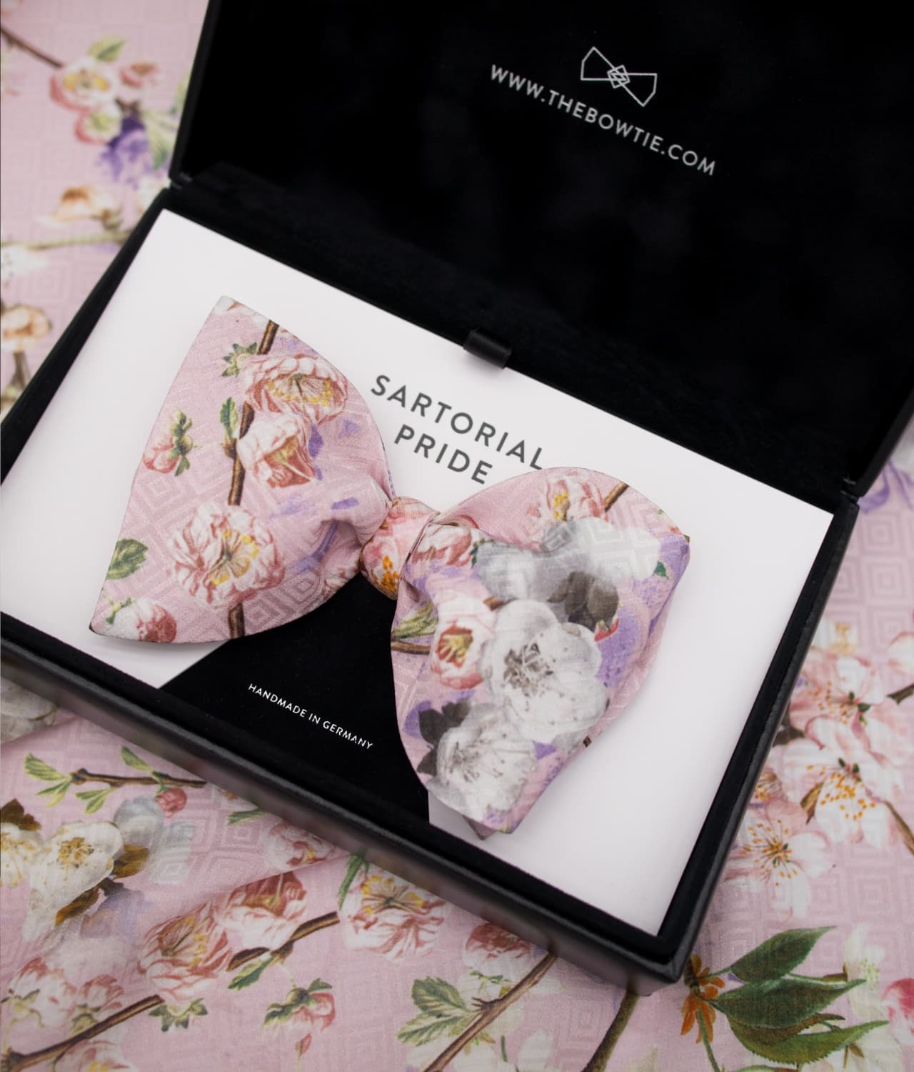 Pink Bow Tie - 100% Silk - Perfect Wedding Companion - BOG6
