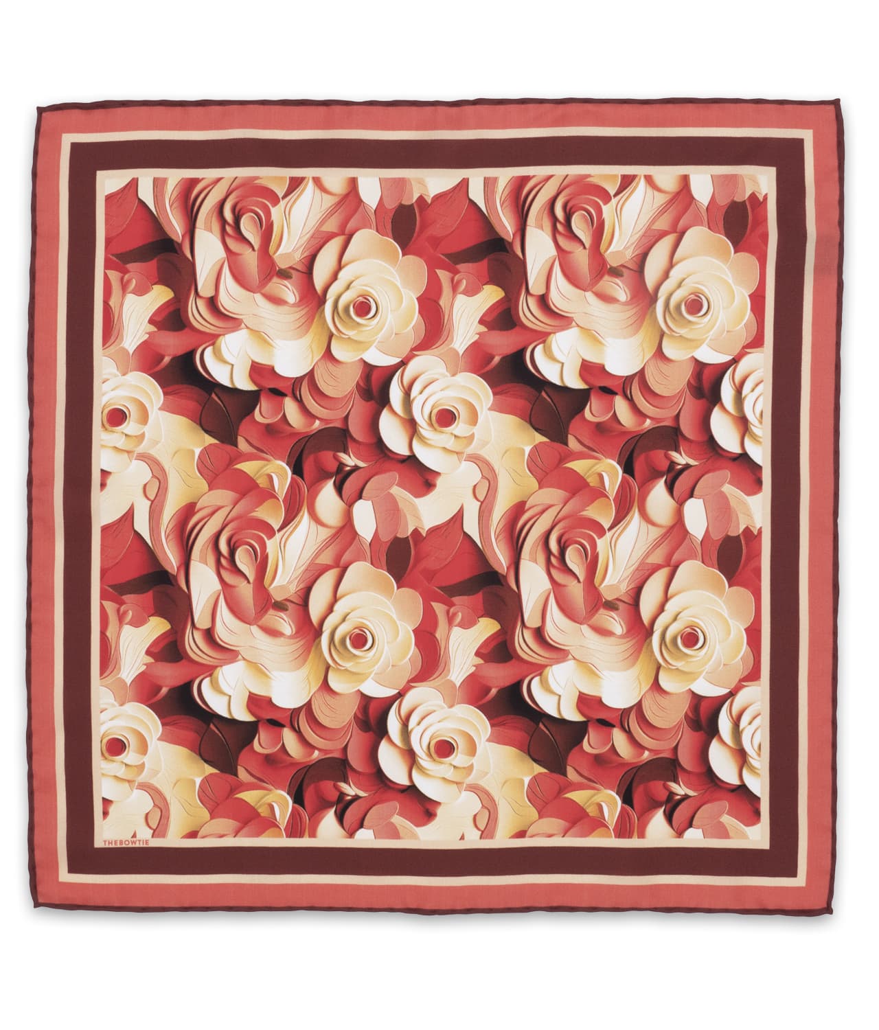 Red Silk Pocket Square - NAP3