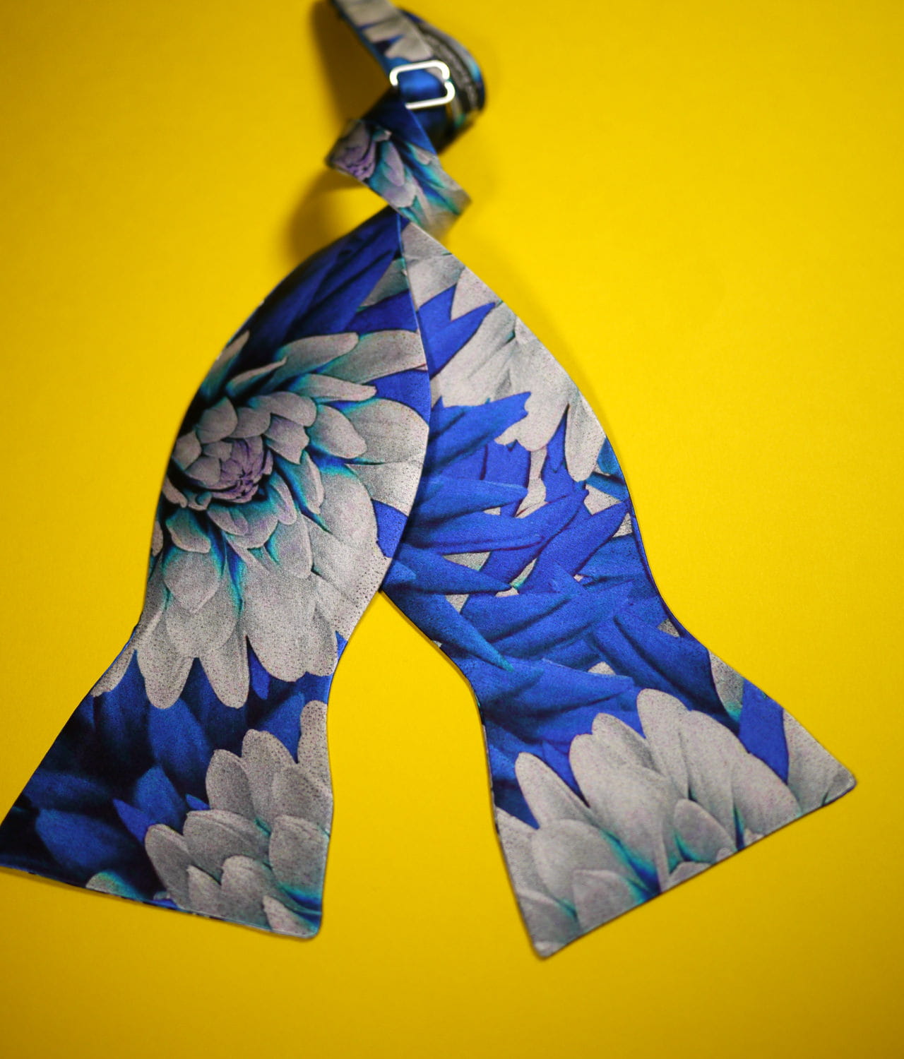 Blue Bow Tie - 100% Silk - ACA2