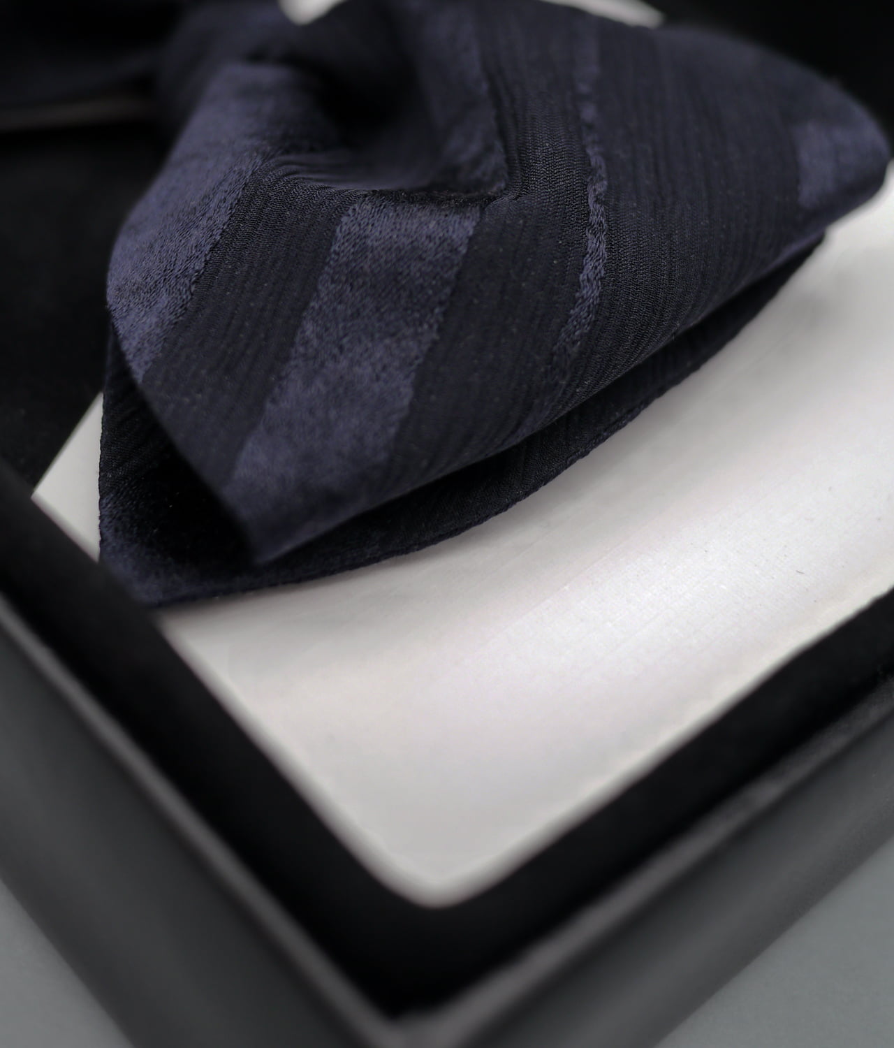 Blue Silk Bow Tie - MAD5