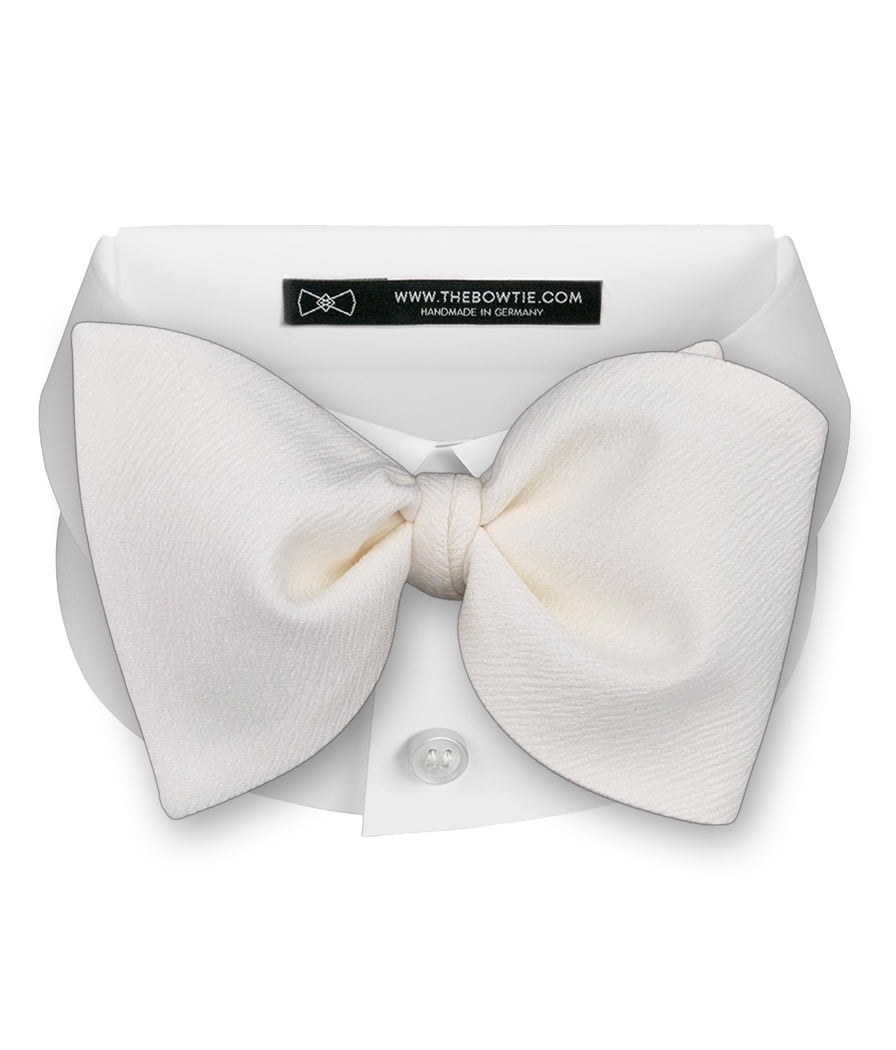 White Tie - 100% Silk - Bow Tie - CDG6